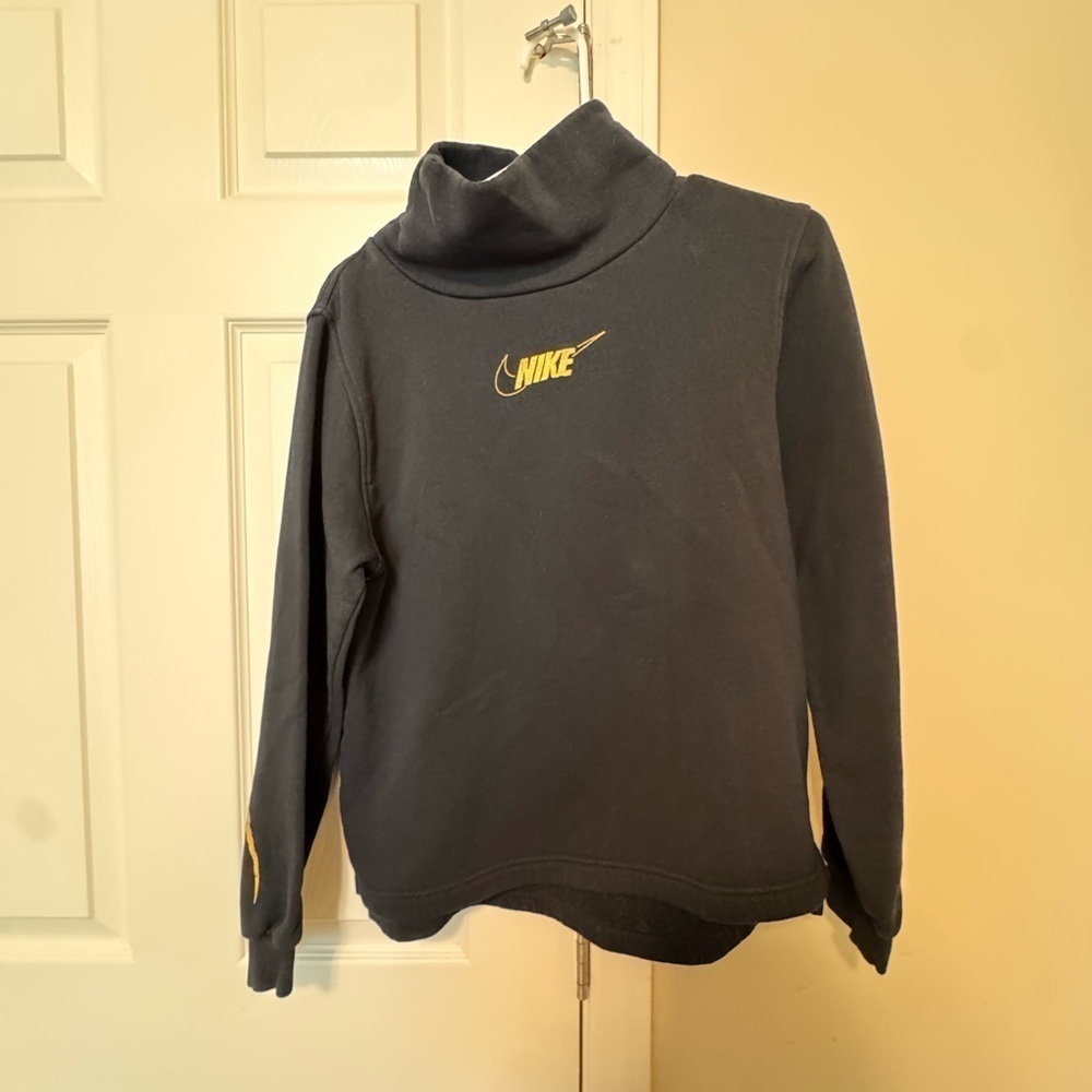 Nike Kids Dark Gray Sweatshirt with gold Logo